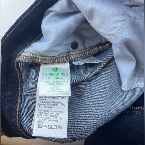 J Crew 8” Mid-Rise Skinny Jeans S98-8 - Picture 4 of 5
